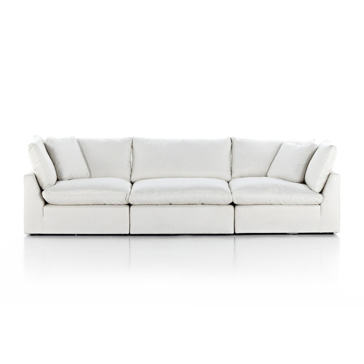 Sadie 3-Piece Sectional - Anders Ivory - Without Ottoman