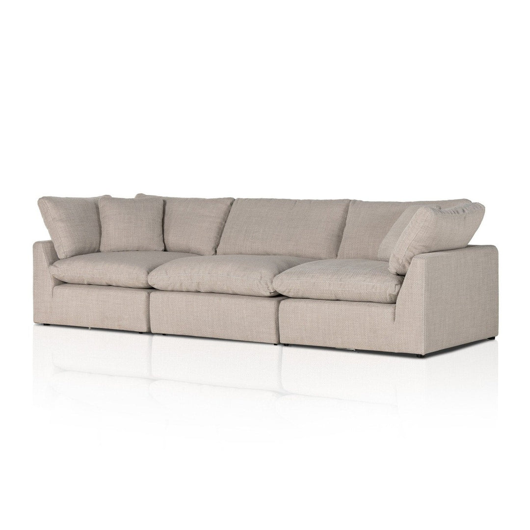 Sadie 3-Piece Sectional - Gibson Wheat - Without Ottoman