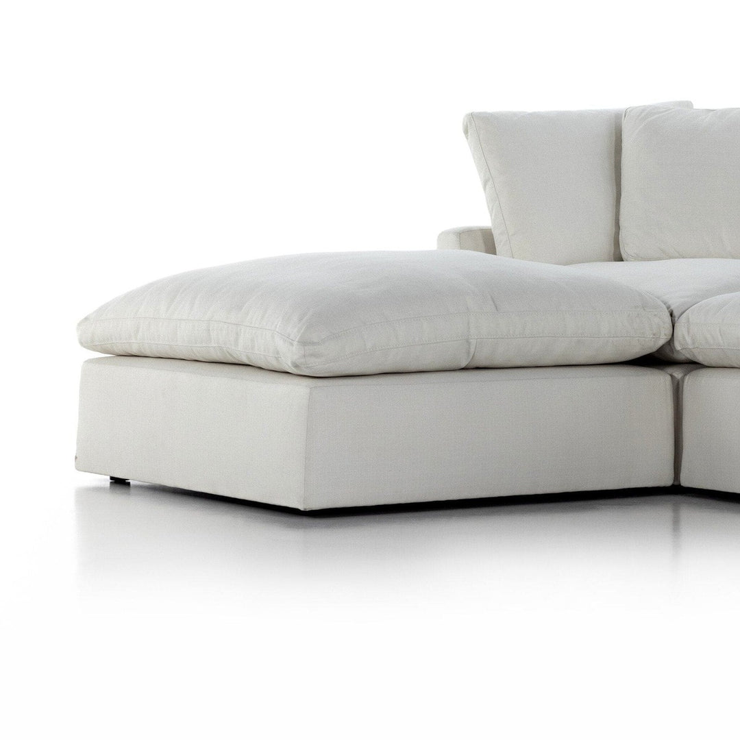 Sadie 3-Piece Sectional - Anders Ivory - W/ Ottoman