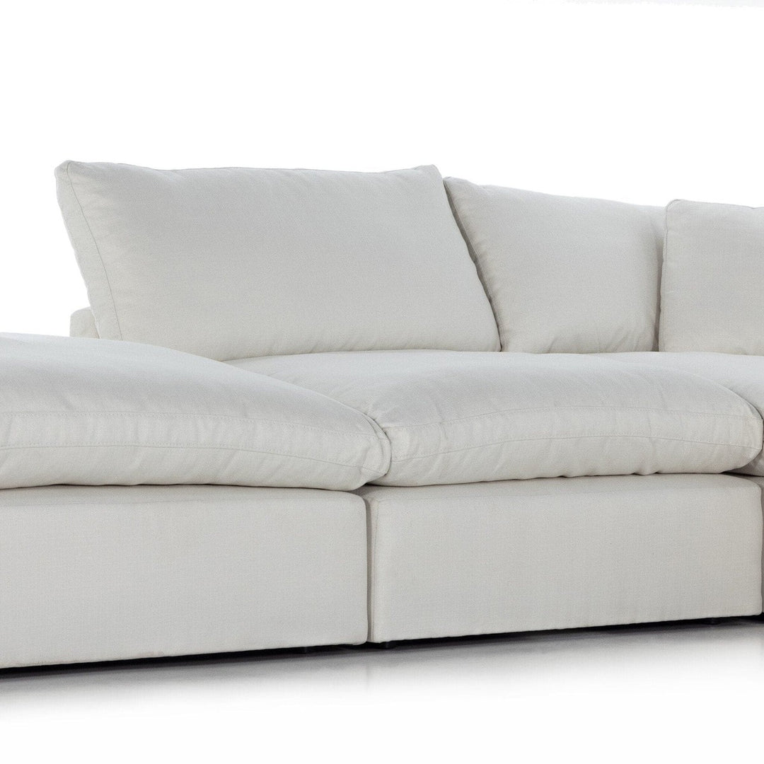 Sadie 4-Piece Sectional W/ Ottoman - Anders Ivory