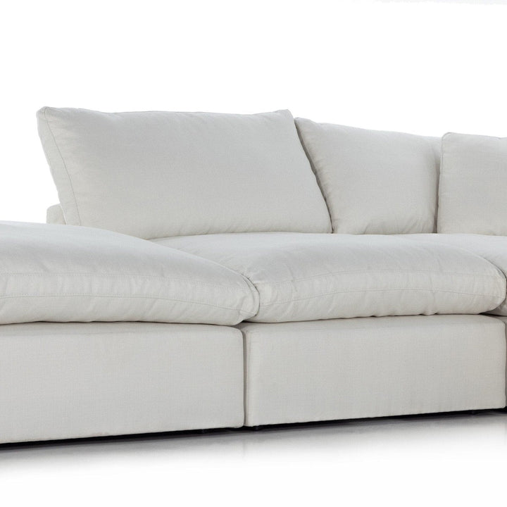 Sadie 4-Piece Sectional W/ Ottoman - Anders Ivory