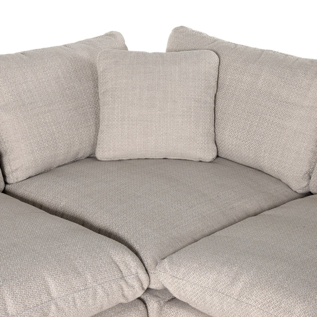 Sadie 4-Piece Sectional W/ Ottoman - Gibson Wheat