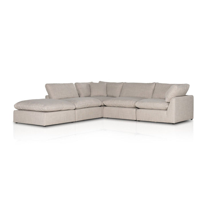 Sadie 4-Piece Sectional W/ Ottoman - Gibson Wheat