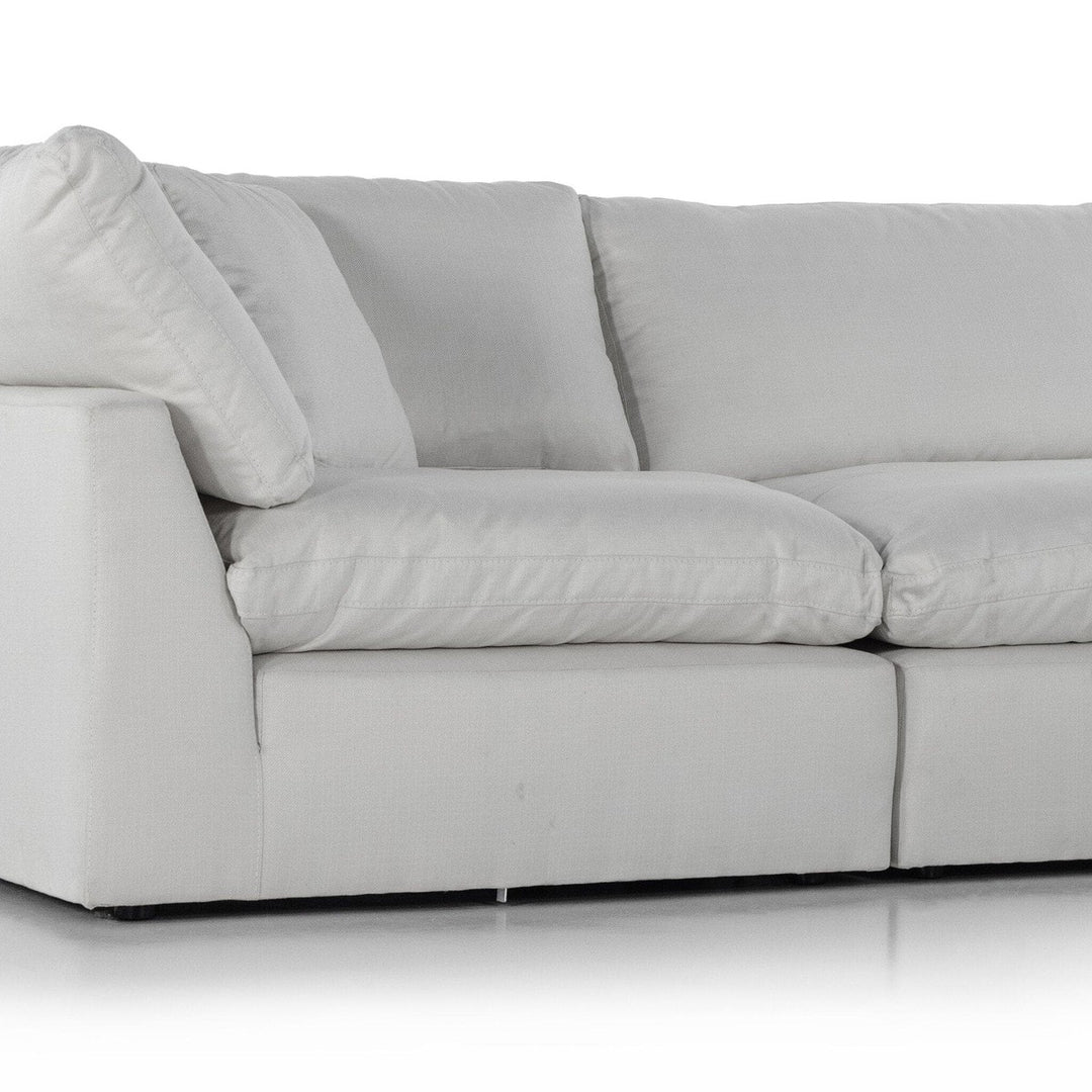 Sadie 5-Piece Sectional - Anders Ivory - Without Ottoman