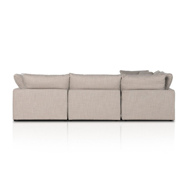 Sadie 5-Piece Sectional - Gibson Wheat - Without Ottoman