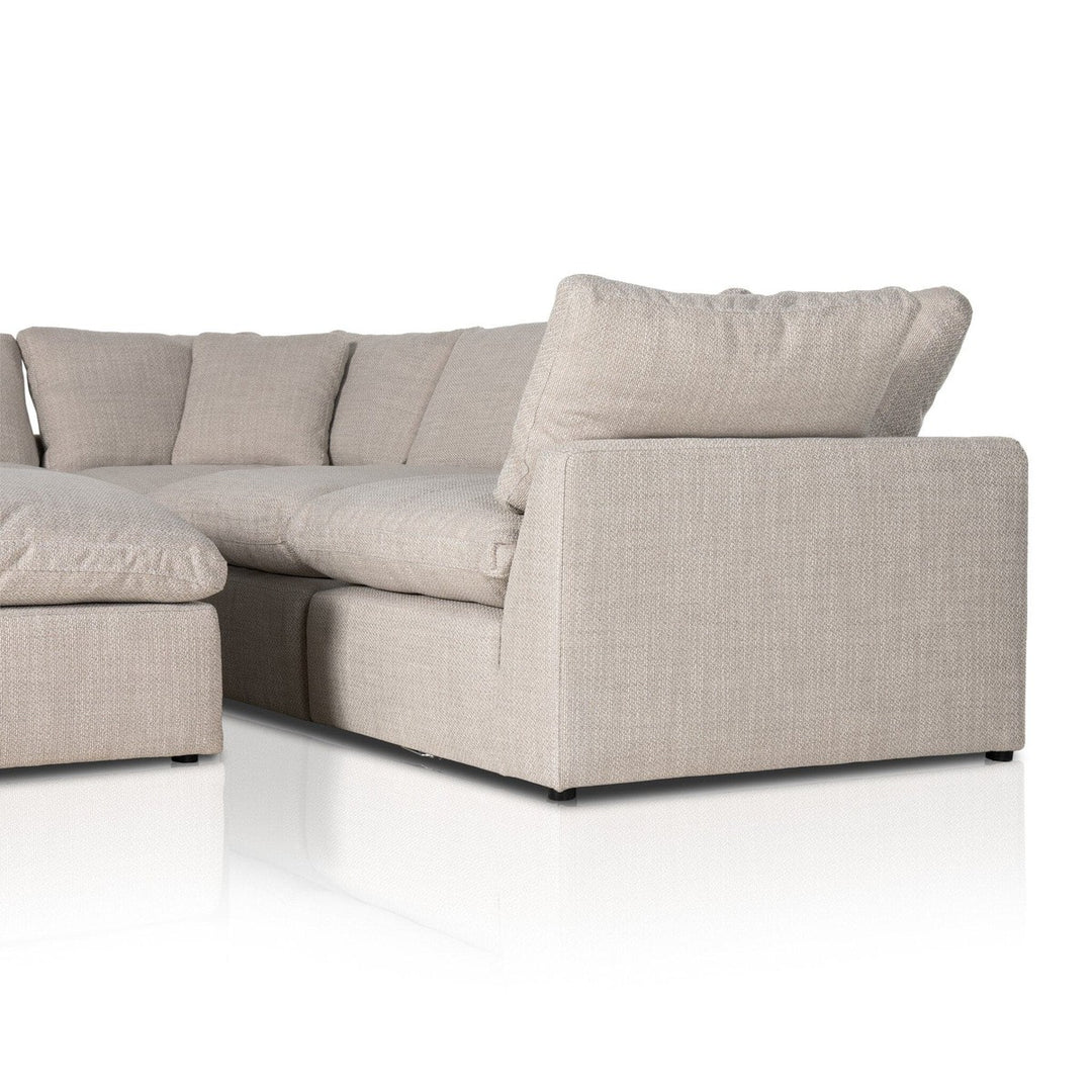 Sadie 5-Piece Sectional - Gibson Wheat - W/ Ottoman