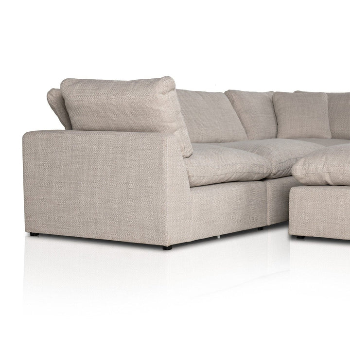 Sadie 5-Piece Sectional - Gibson Wheat - W/ Ottoman