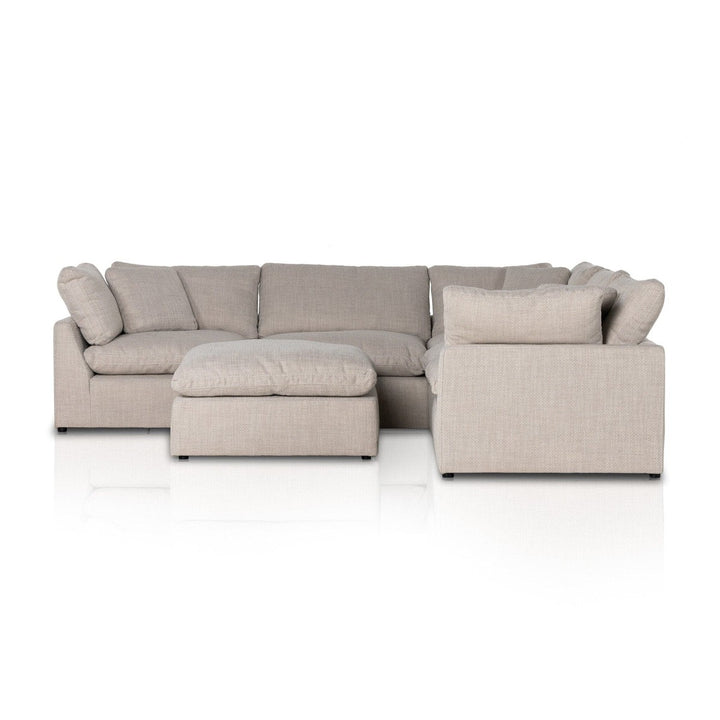 Sadie 5-Piece Sectional - Gibson Wheat - W/ Ottoman