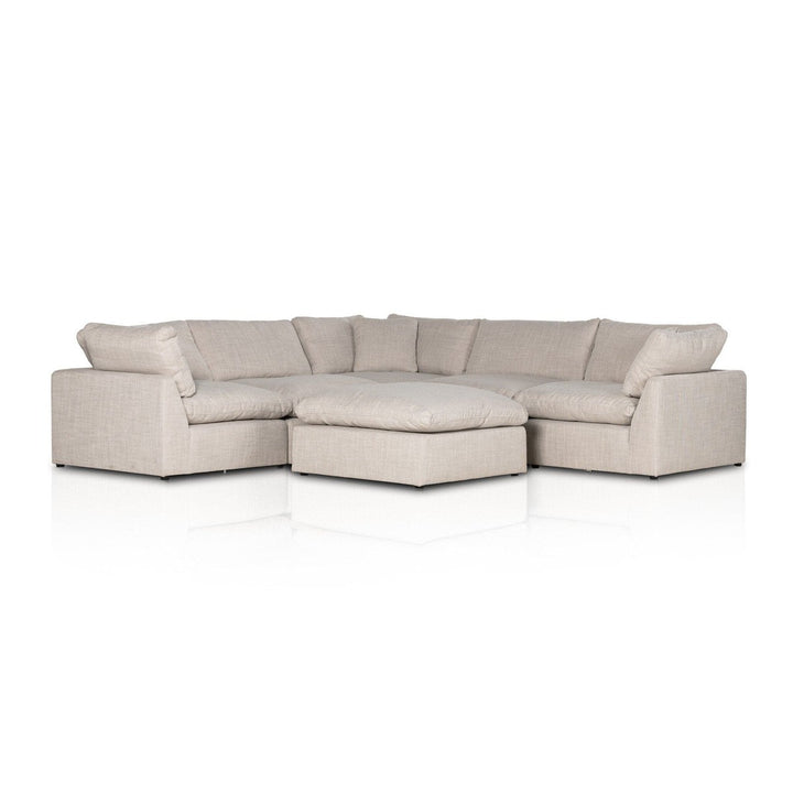 Sadie 5-Piece Sectional - Gibson Wheat - W/ Ottoman