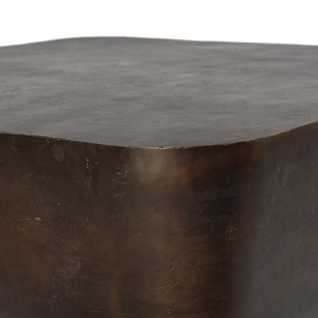 Stone Square Outdoor Coffee Table - Antique Rust - 48" X 48"