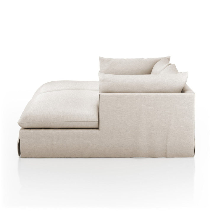 Haven Slipcover Double Chaise Sectional - Valley Nimbus - 102"