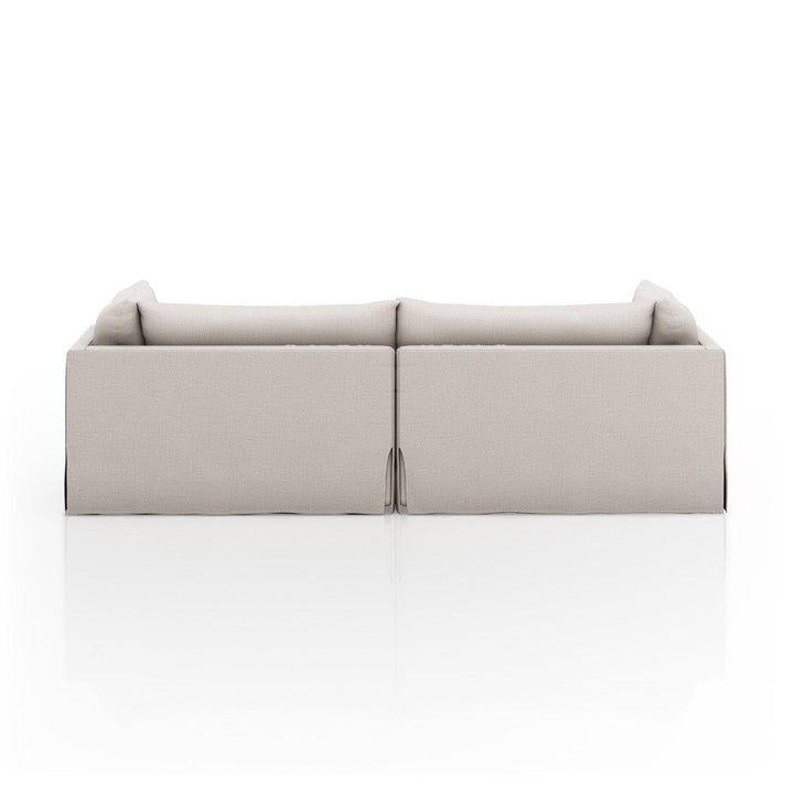 Haven Slipcover Double Chaise Sectional - Bennett Moon - 102"