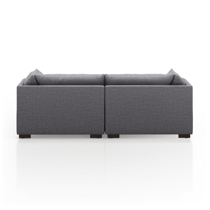 Holden Double Chaise Sectional - Bennett Charcoal - 87"