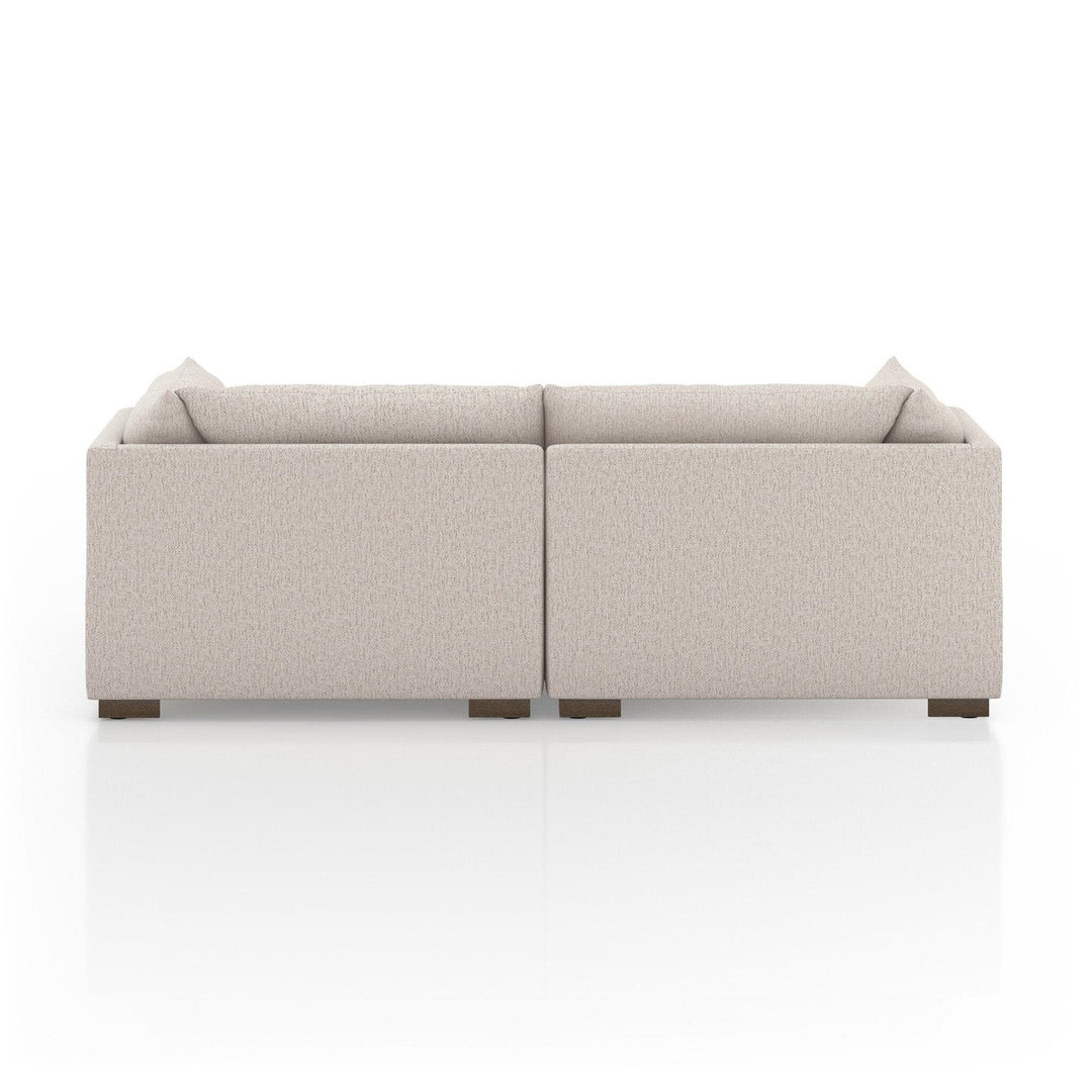 Holden Double Chaise Sectional - Bayside Pebble - 87"