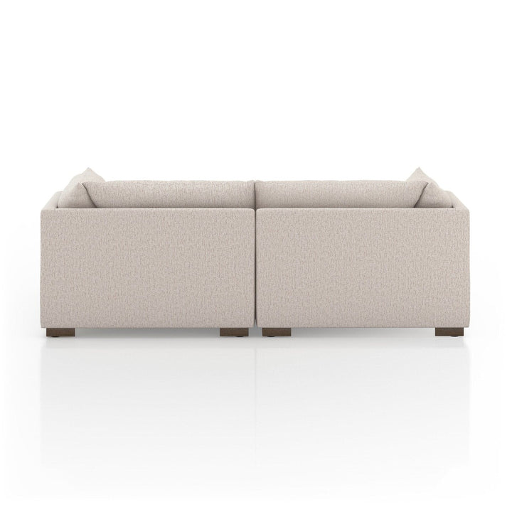 Holden Double Chaise Sectional - Bayside Pebble - 87"