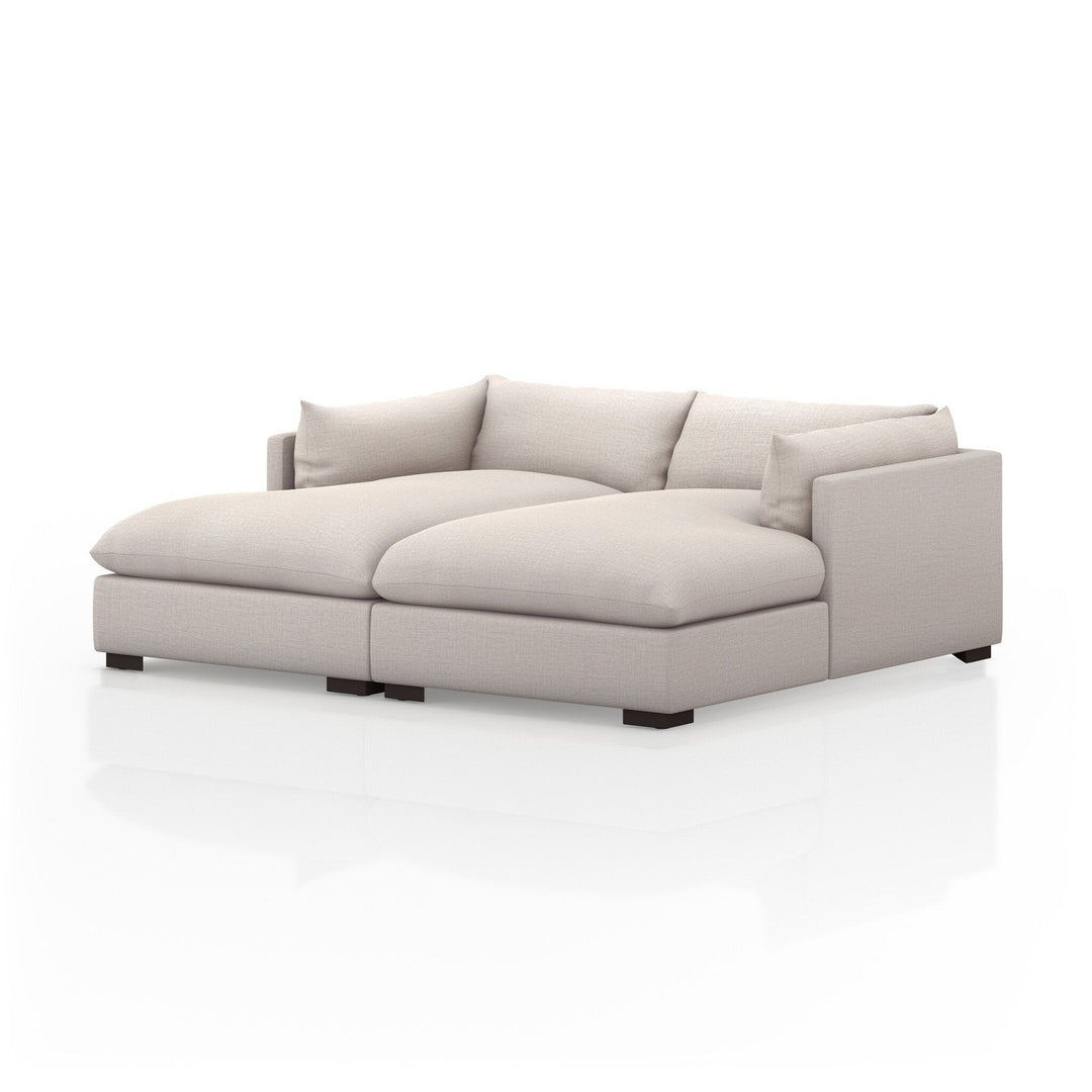 Holden Double Chaise Sectional - Bennett Moon - 87"