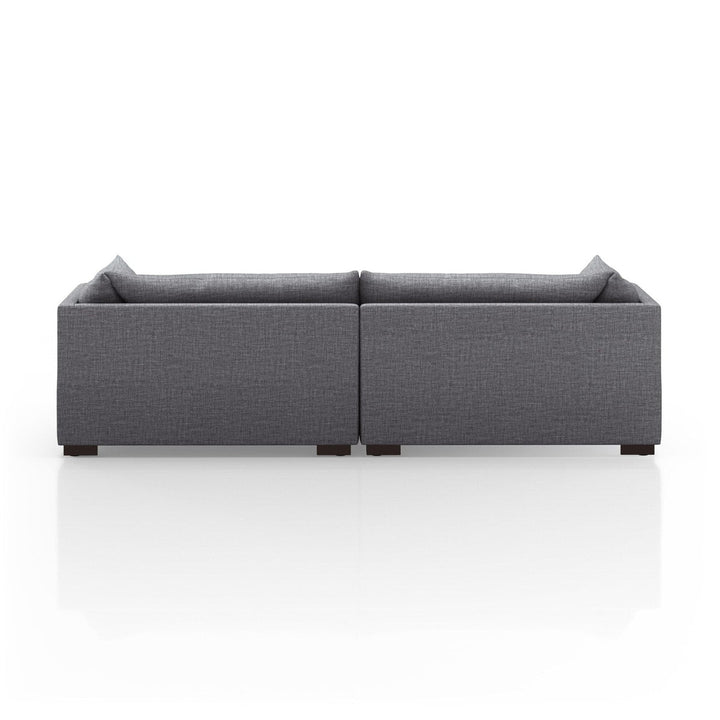 Holden Double Chaise Sectional - Bennett Charcoal - 102"