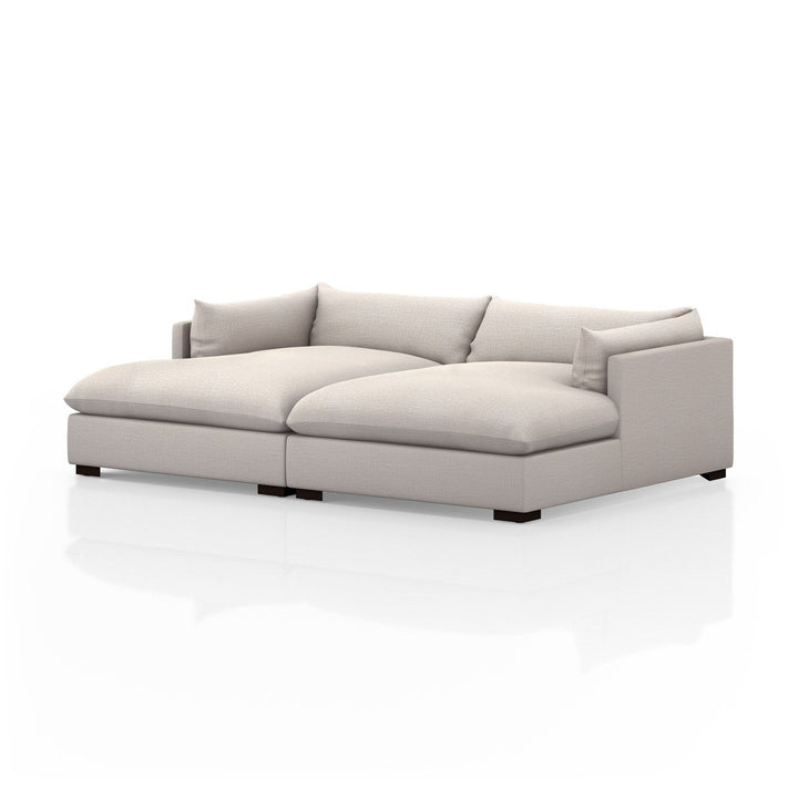 Holden Double Chaise Sectional - Bennett Moon - 102"