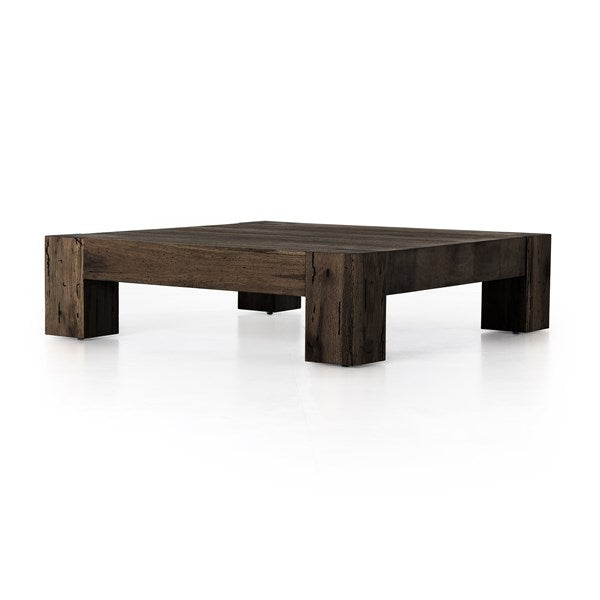 Abaso Coffee Table-Four Hands-FH-232775-002-Coffee TablesEbony Rustic Wormwood Oak-4-France and Son