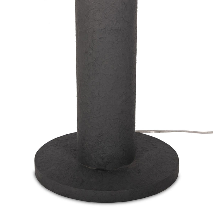 Capri Floor Lamp - Matte Black Plaster