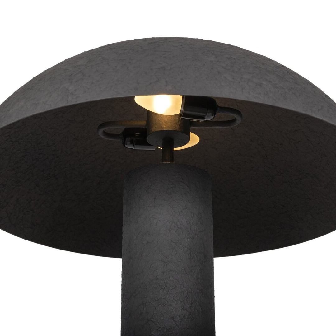 Capri Floor Lamp - Matte Black Plaster