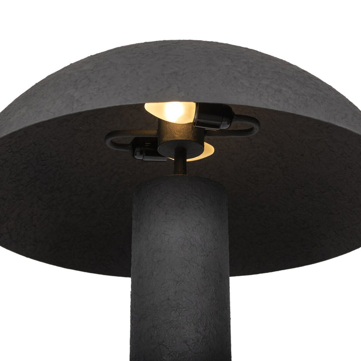 Capri Floor Lamp - Matte Black Plaster