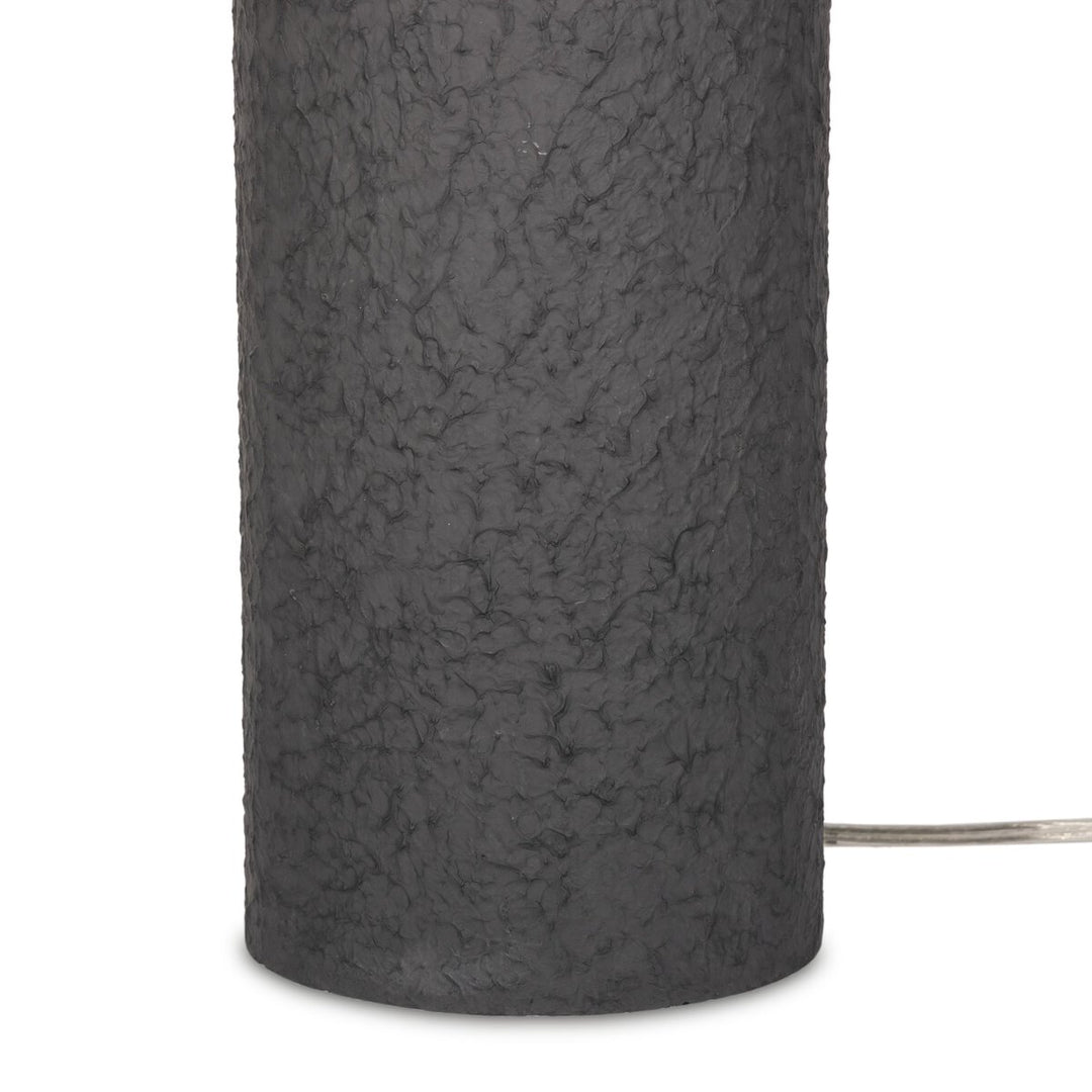 Capri Table Lamp - Matte Black Plaster