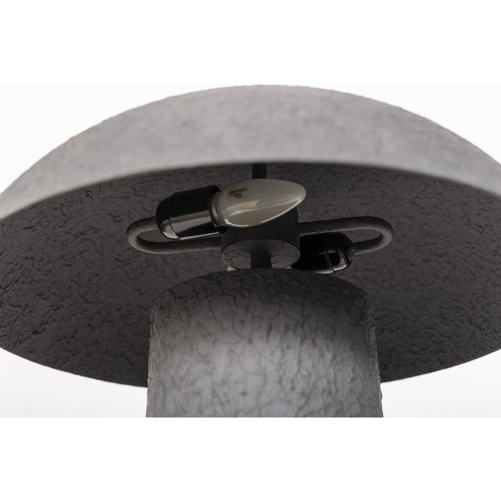 Capri Table Lamp - Matte Black Plaster