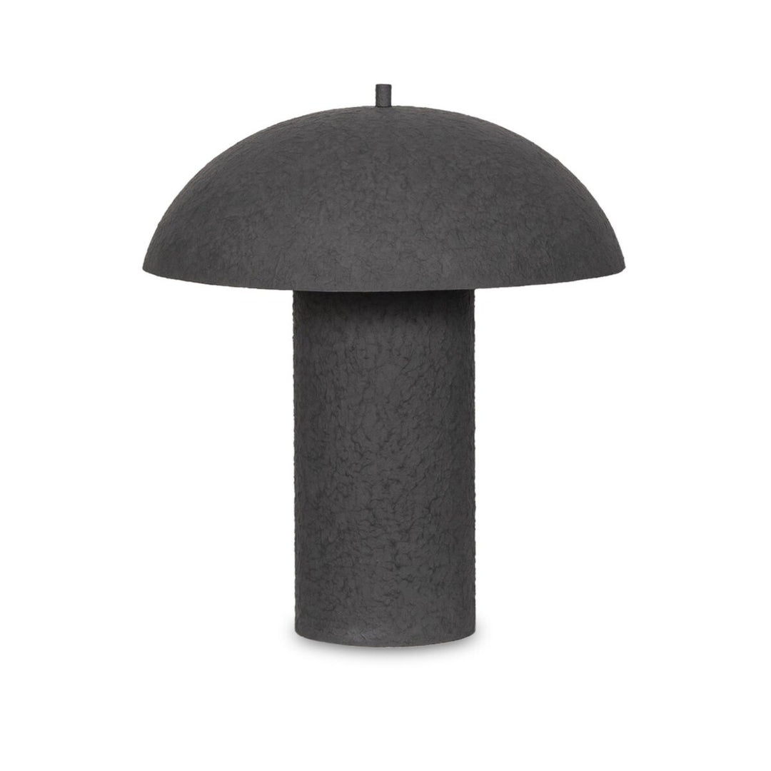 Capri Table Lamp - Matte Black Plaster