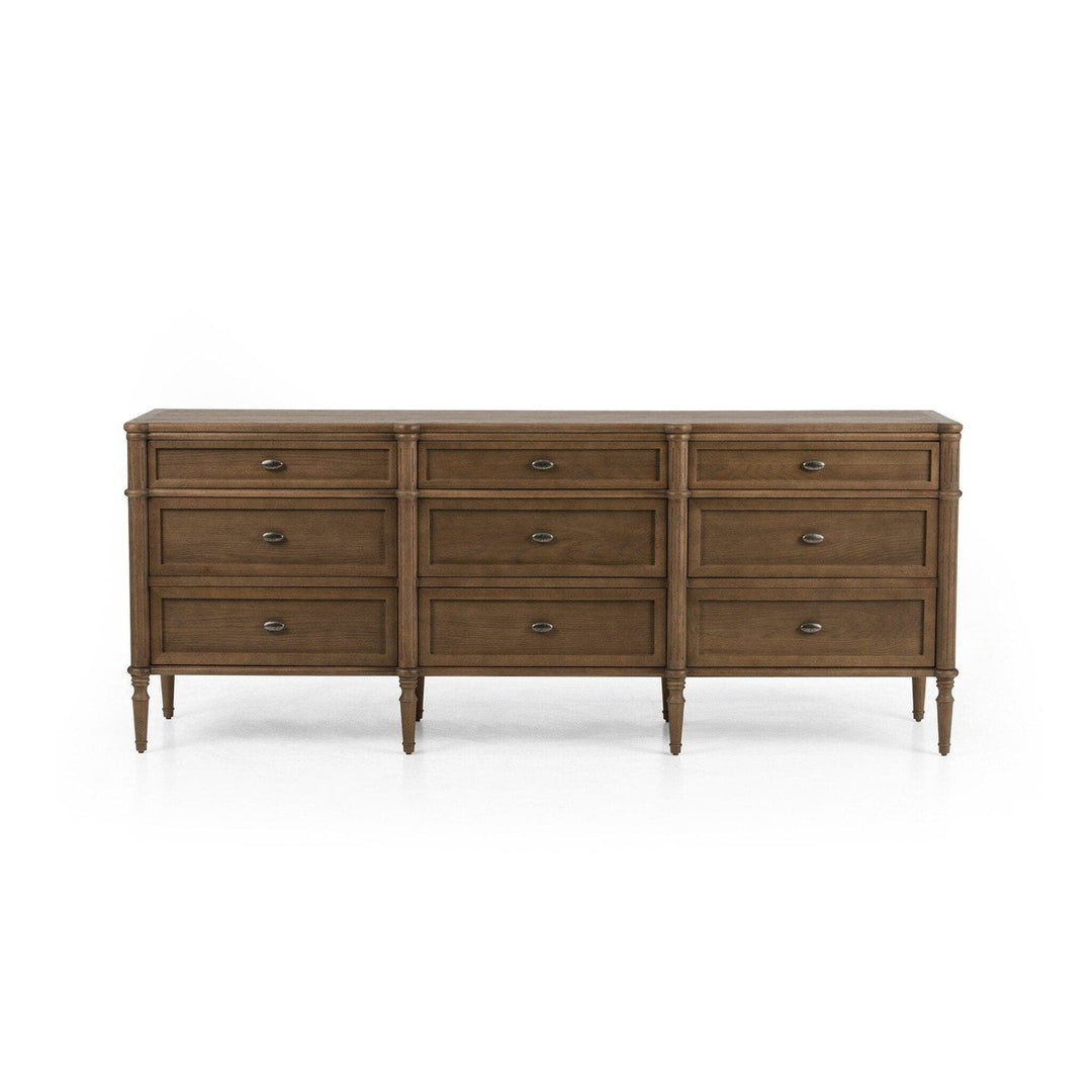 Marseille 9 Drawer Dresser - Toasted Oak