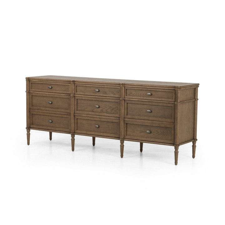 Marseille 9 Drawer Dresser - Toasted Oak