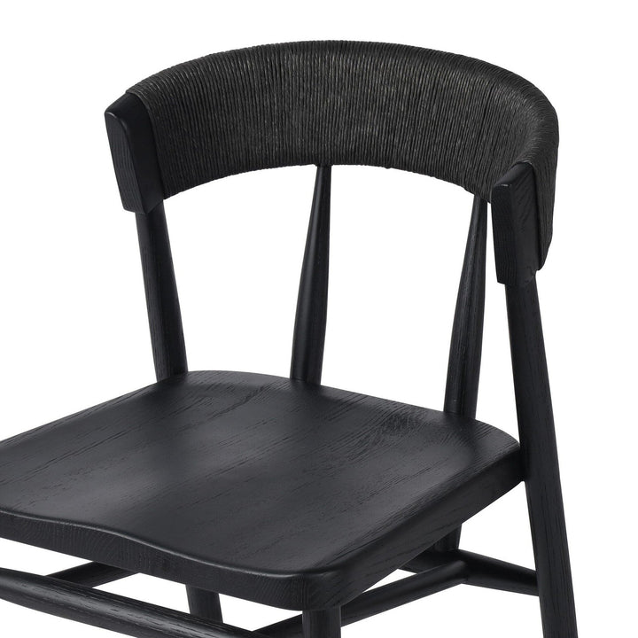 Archer Counter Stool - Black Rush