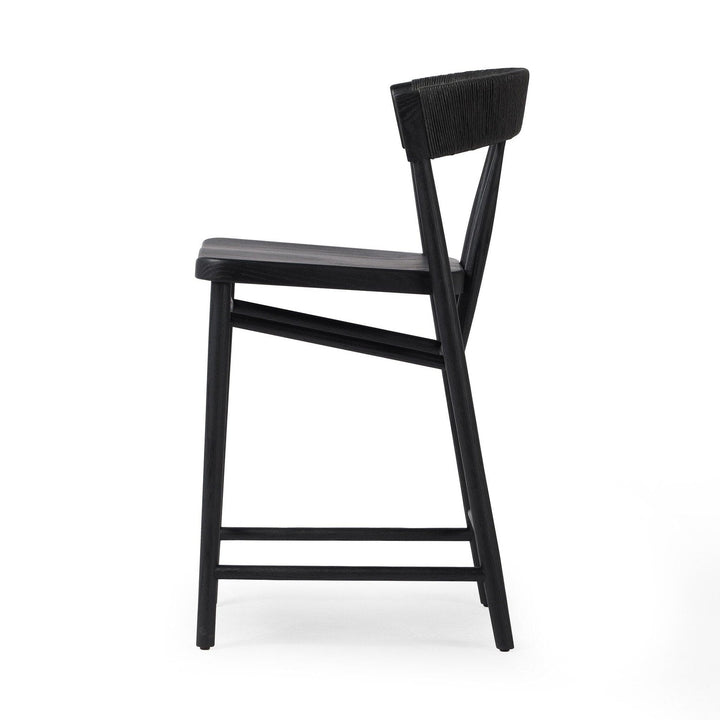 Archer Counter Stool - Black Rush