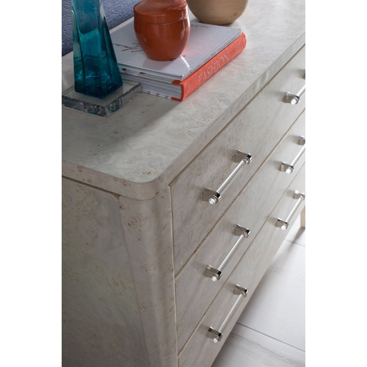 Cabinets & Curios Baronet Hall Chest - Antiqued White