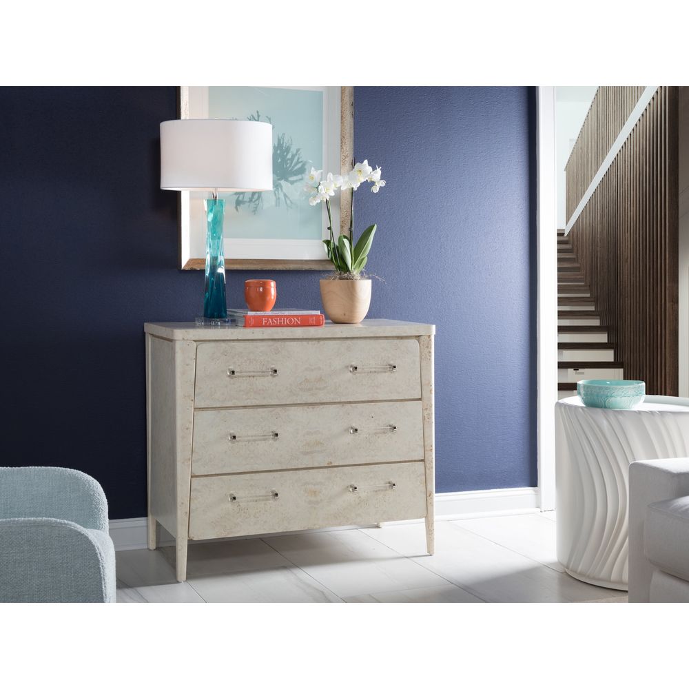 Cabinets & Curios Baronet Hall Chest - Antiqued White