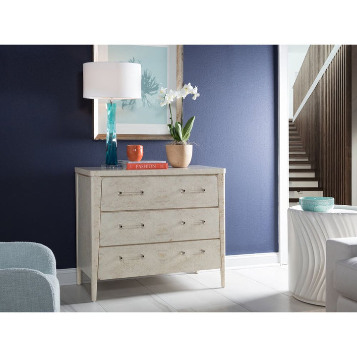 Cabinets & Curios Baronet Hall Chest - Antiqued White