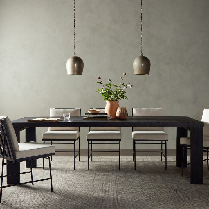 Evelyn Dining Table - Drifted Matte Black