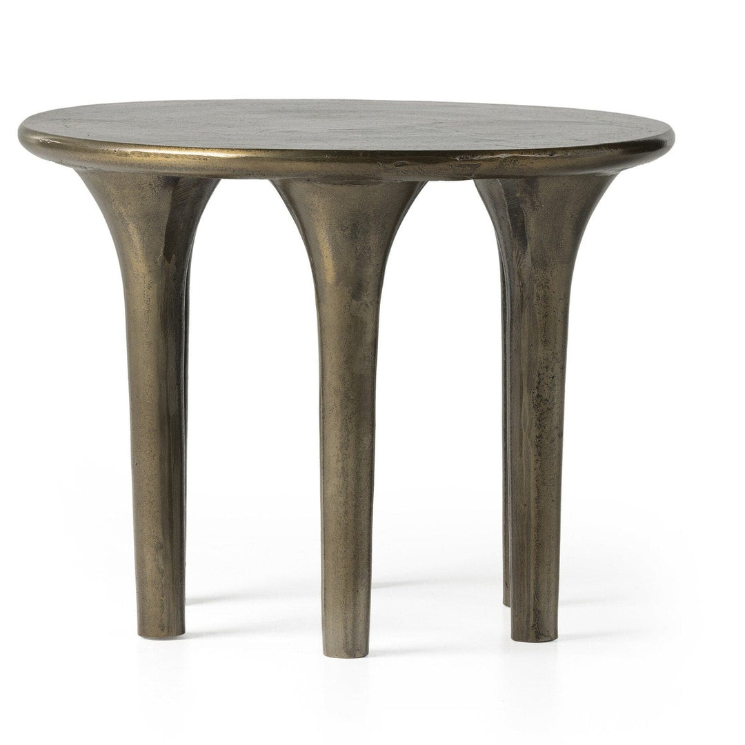 Callen End Table - Aged Bronze