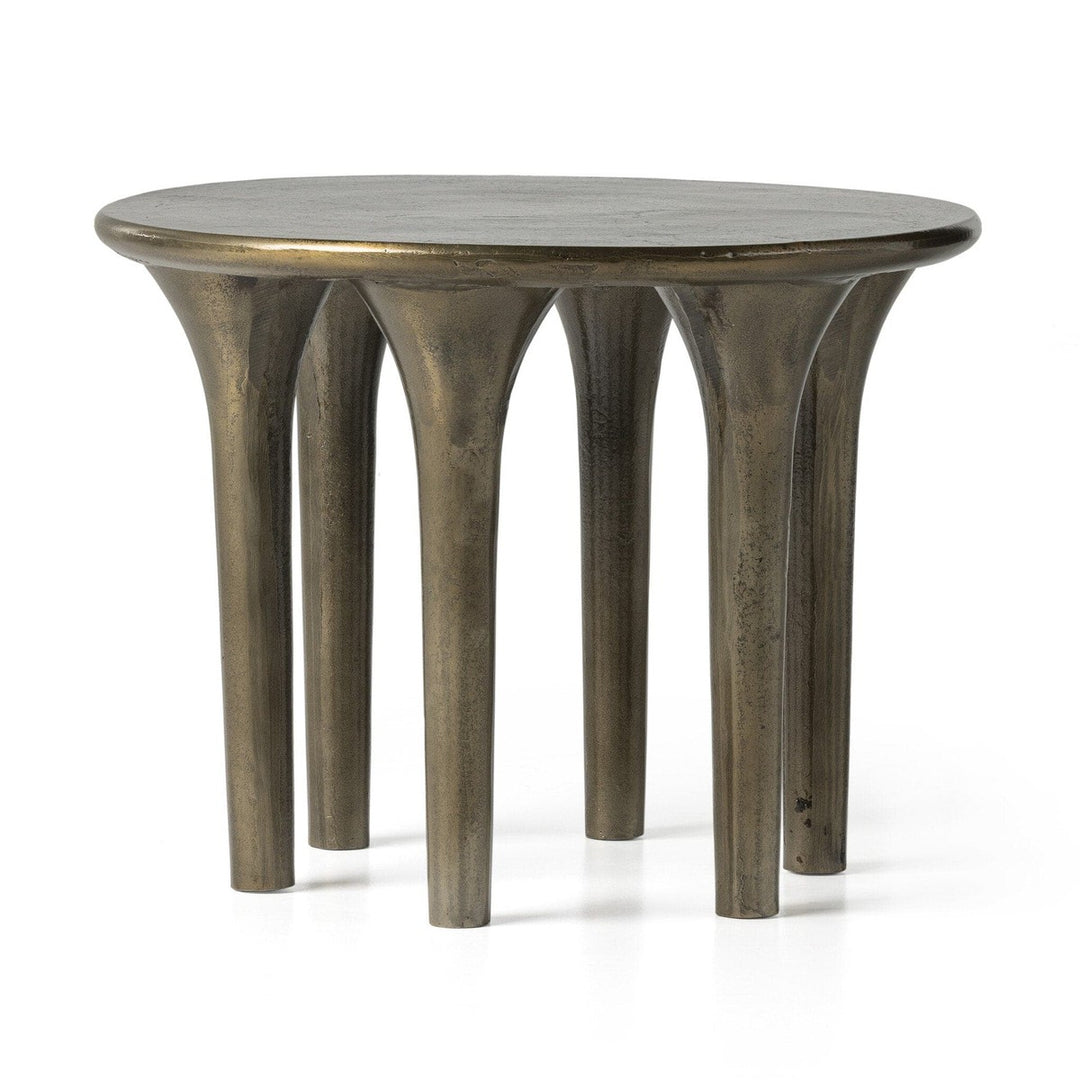 Callen End Table - Aged Bronze