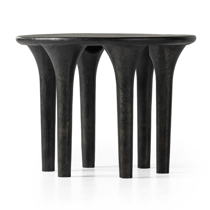 Callen End Table - Raw Black