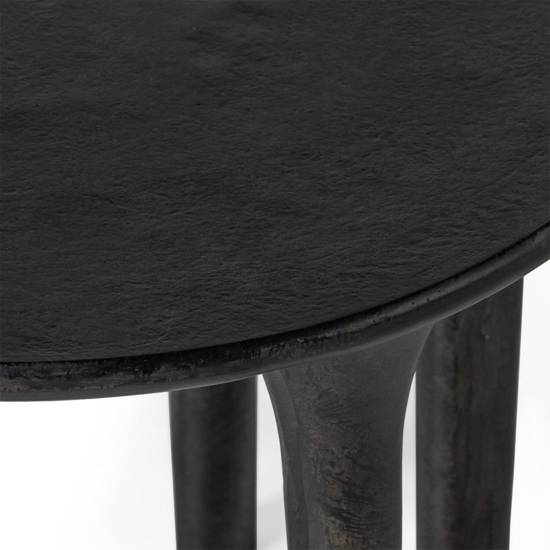 Callen End Table - Raw Black