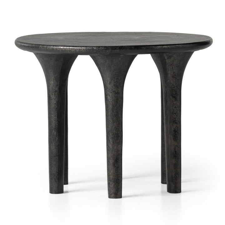 Callen End Table - Raw Black