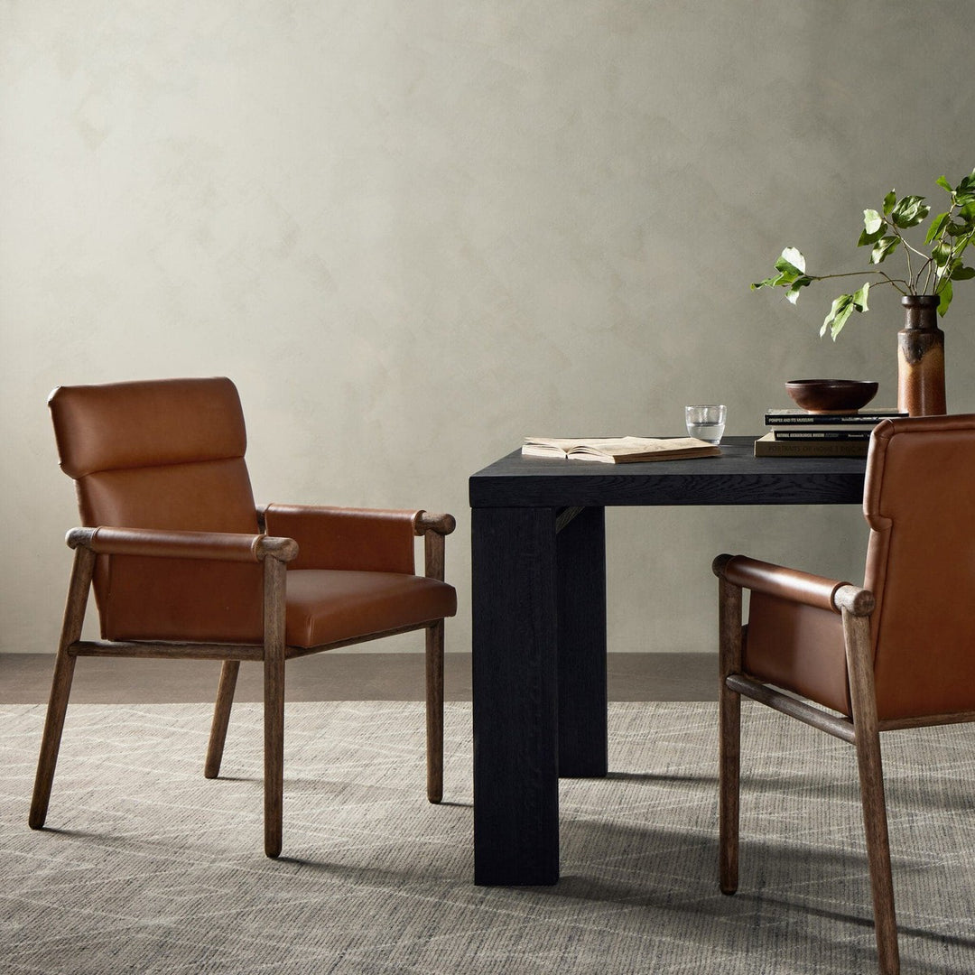 Bianca Dining Armchair - Valencia Camel