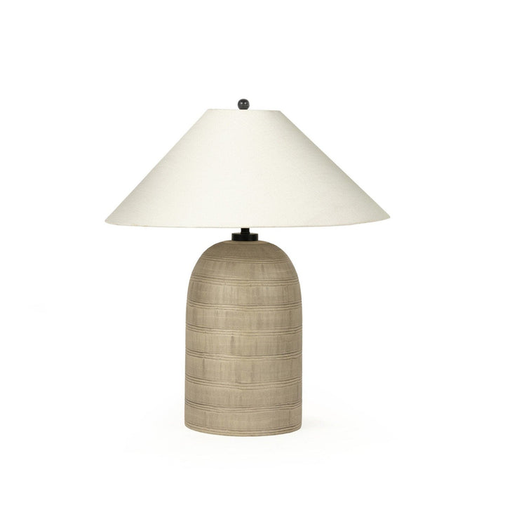 Bryce Table Lamp - Dripping Etched Silver