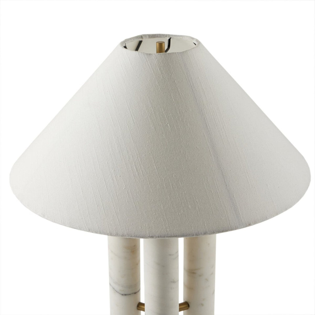 Da Vinci Table Lamp - White Silk