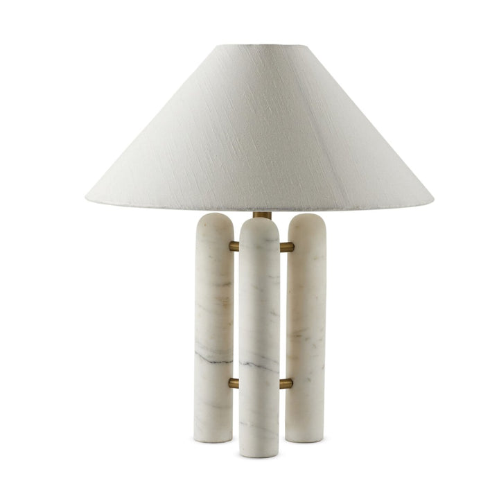 Da Vinci Table Lamp - White Silk