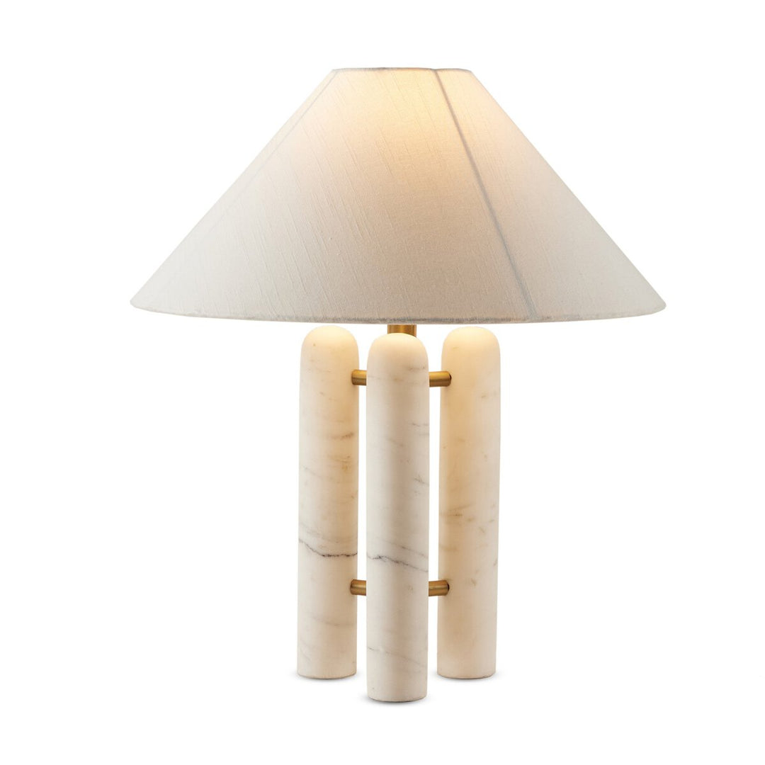 Da Vinci Table Lamp - White Silk