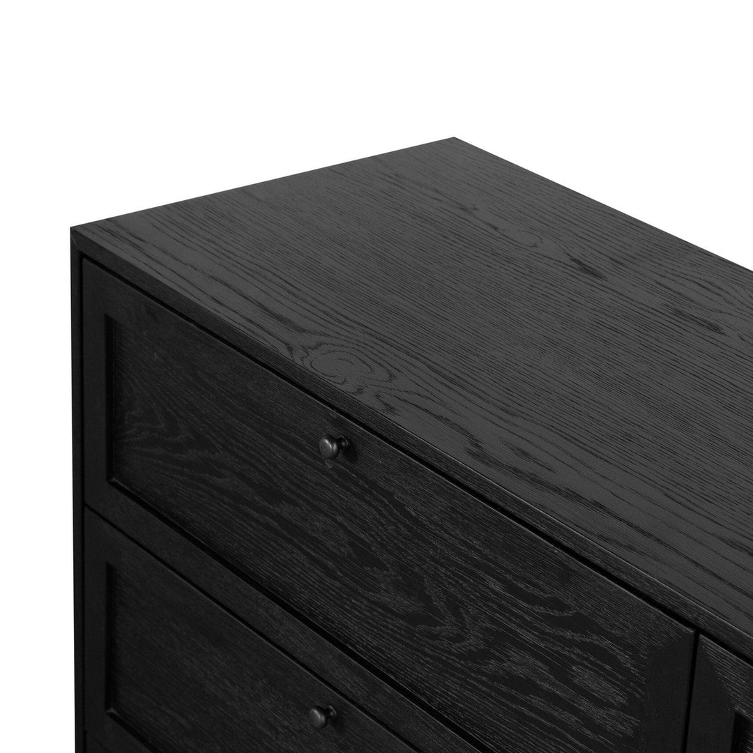 Evelyn 9 Drawer Dresser - Drifted Matte Black