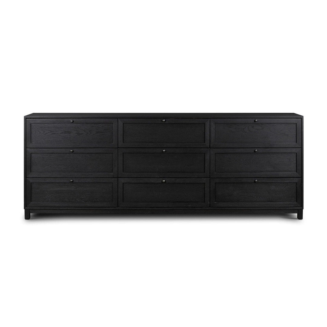 Evelyn 9 Drawer Dresser - Drifted Matte Black