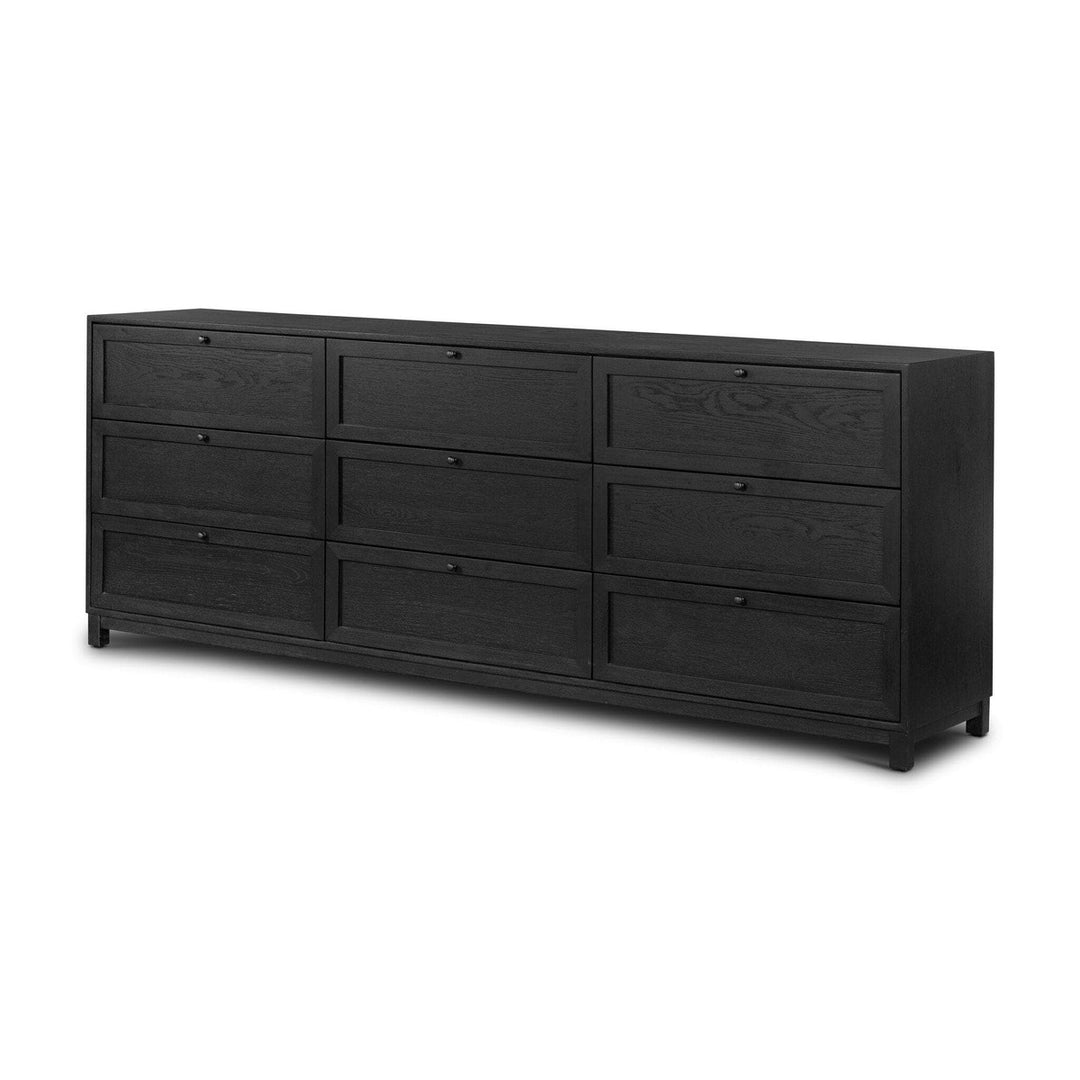 Evelyn 9 Drawer Dresser - Drifted Matte Black